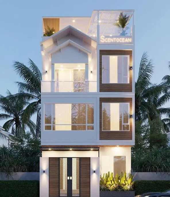 Villa Spa Jacuzzi, Rooftop Bar, Ocean & Mountain View, Scentocean Da Nang Vietnam